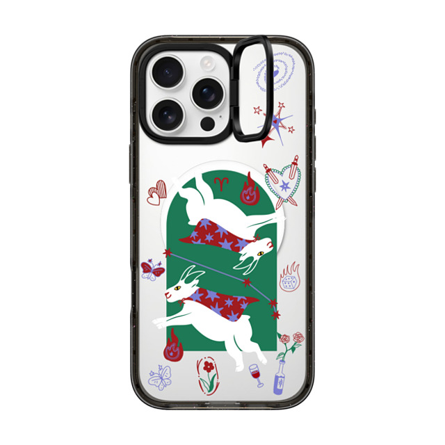 CASETiFY iPhone 16 Pro Max ケース ブラック インパクトリングスタンドケース MagSafe対応 Aries casetify_artist Father's Day CASETiFY iPhone 16 Pro Max ケース ブラック インパクトリングスタンドケース MagSafe対応 Aries casetify_artist Father's Day