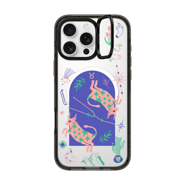 CASETiFY iPhone 16 Pro Max Case Black インパクトリングスタンドケース MagSafe対応 Taurus casetify_artist Father's Day CASETiFY iPhone 16 Pro Max Case Black インパクトリングスタンドケース MagSafe対応 Taurus casetify_artist Father's Day