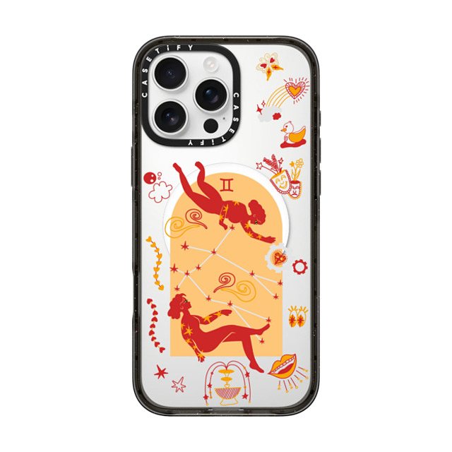 CASETiFY iPhone 16 Pro Max ケース ブラック インパクトケース MagSafe対応 Gemini casetify_artist Father's Day CASETiFY iPhone 16 Pro Max ケース ブラック インパクトケース MagSafe対応 Gemini casetify_artist Father's Day