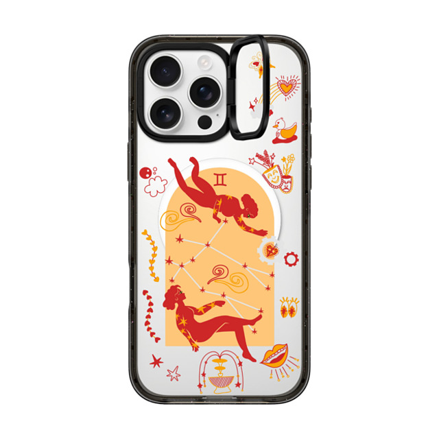 CASETiFY iPhone 16 Pro Max Case Black インパクトリングスタンドケース MagSafe対応 Gemini casetify_artist Father's Day CASETiFY iPhone 16 Pro Max Case Black インパクトリングスタンドケース MagSafe対応 Gemini casetify_artist Father's Day