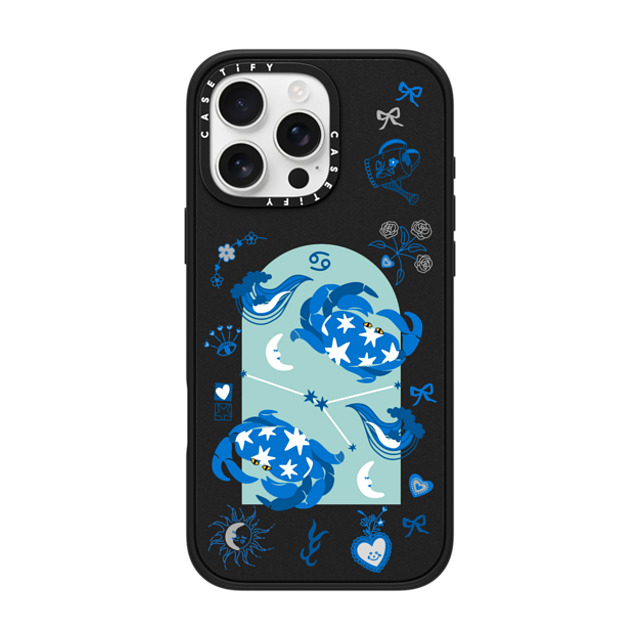 CASETiFY iPhone 16 Pro Max Case マットブラック インパクトケース MagSafe対応 Cancer casetify_artist Father's Day CASETiFY iPhone 16 Pro Max Case マットブラック インパクトケース MagSafe対応 Cancer casetify_artist Father's Day