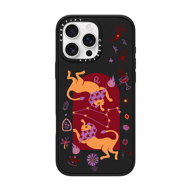 CASETiFY iPhone 16 Pro Max ケース マットブラック インパクトケース MagSafe対応 Leo casetify_artist Father's Day CASETiFY iPhone 16 Pro Max ケース マットブラック インパクトケース MagSafe対応 Leo casetify_artist Father's Day