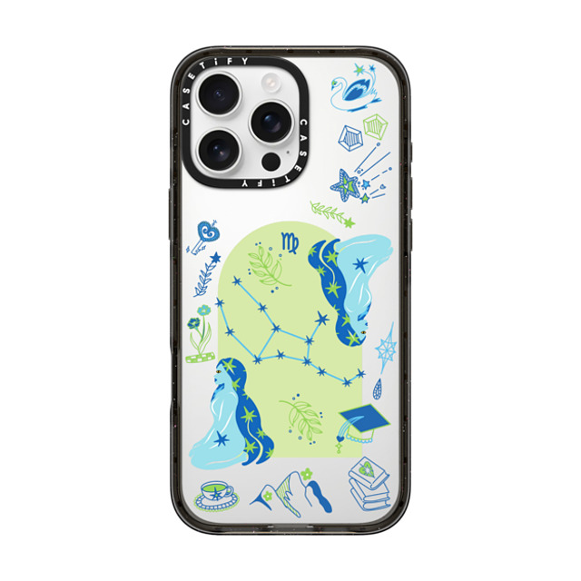 CASETiFY iPhone 16 Pro Max Case Black インパクトケース Virgo casetify_artist Father's Day CASETiFY iPhone 16 Pro Max Case Black インパクトケース Virgo casetify_artist Father's Day