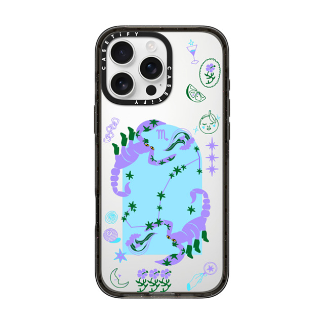 CASETiFY iPhone 16 Pro Max Case Black インパクトケース Scorpio casetify_artist Father's Day CASETiFY iPhone 16 Pro Max Case Black インパクトケース Scorpio casetify_artist Father's Day