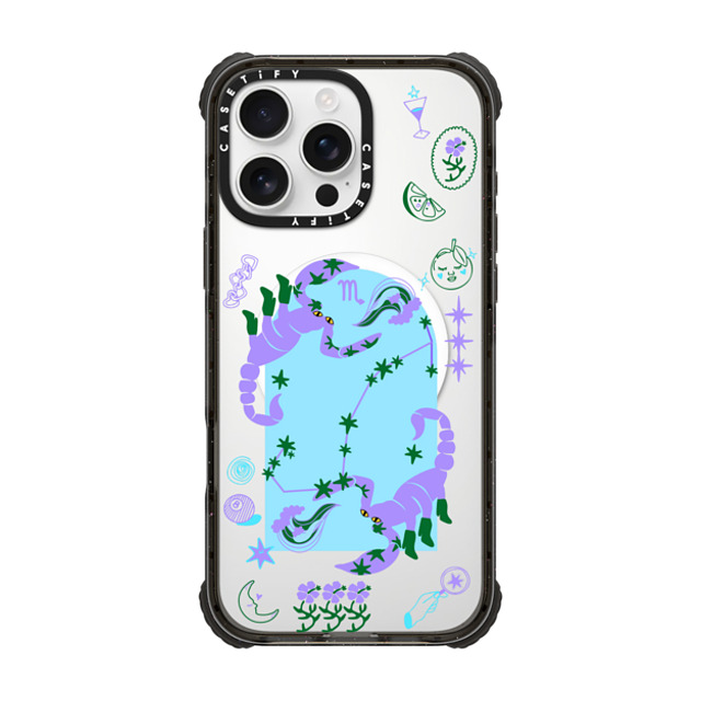 CASETiFY iPhone 16 Pro Max ケース ブラック ウルトラ インパクトケース MagSafe 対応 Scorpio casetify_artist Father's Day CASETiFY iPhone 16 Pro Max ケース ブラック ウルトラ インパクトケース MagSafe 対応 Scorpio casetify_artist Father's Day