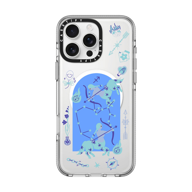 CASETiFY iPhone 16 Pro Max ケース クリア クリア ケース MagSafe対応 Sagittarius casetify_artist Father's Day CASETiFY iPhone 16 Pro Max ケース クリア クリア ケース MagSafe対応 Sagittarius casetify_artist Father's Day