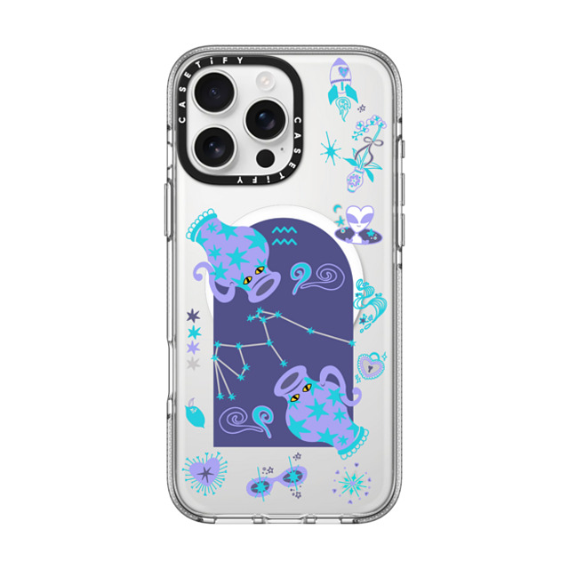 CASETiFY iPhone 16 Pro Max Case クリア クリア ケース MagSafe対応 みずがめ座 casetify_artist Father's Day CASETiFY iPhone 16 Pro Max Case クリア クリア ケース MagSafe対応 みずがめ座 casetify_artist Father's Day