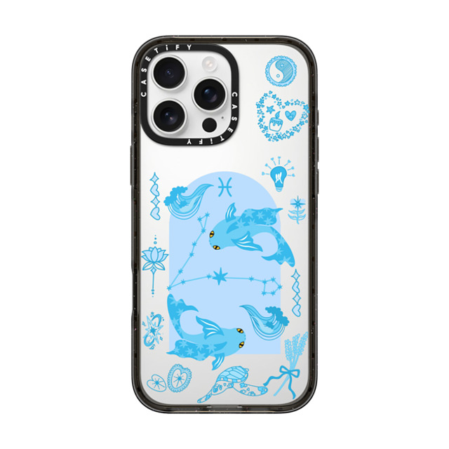 CASETiFY iPhone 16 Pro Max Case Black インパクトケース Pisces casetify_artist Father's Day CASETiFY iPhone 16 Pro Max Case Black インパクトケース Pisces casetify_artist Father's Day
