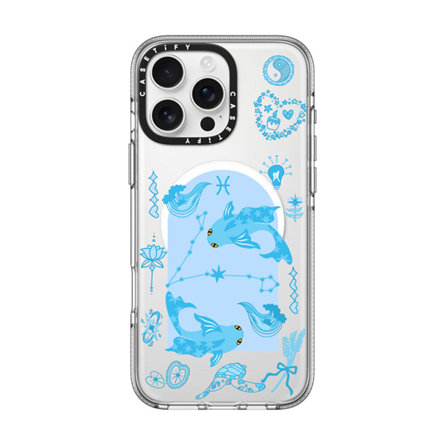 CASETiFY iPhone 16 Pro Max ケース クリア クリア ケース MagSafe対応 Pisces casetify_artist Father's Day CASETiFY iPhone 16 Pro Max ケース クリア クリア ケース MagSafe対応 Pisces casetify_artist Father's Day