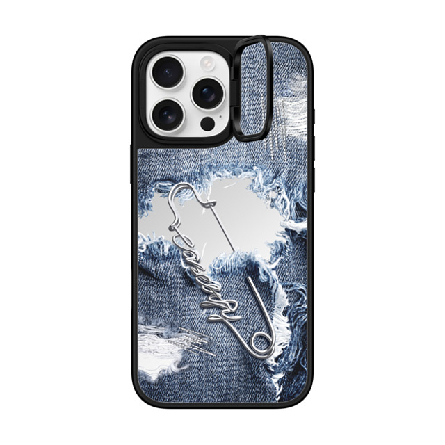 CASETiFY iPhone 16 Pro Max Case Silver on Black ミラー リングスタンドケース MagSafe対応 Pinned Statement Case casetify_artist Father's Day CASETiFY iPhone 16 Pro Max Case Silver on Black ミラー リングスタンドケース MagSafe対応 Pinned Statement Case casetify_artist Father's Day