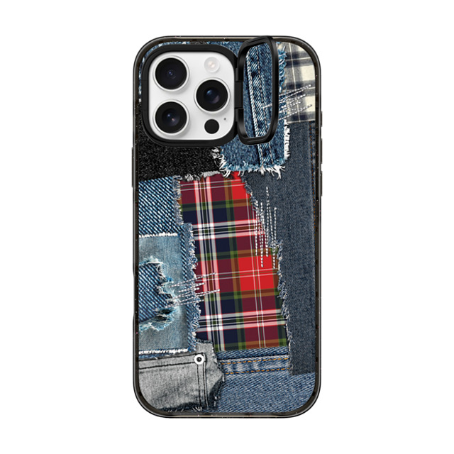 CASETiFY iPhone 16 Pro Max Case Black インパクトリングスタンドケース MagSafe対応 Plaid Disorder Case casetify_artist Father's Day CASETiFY iPhone 16 Pro Max Case Black インパクトリングスタンドケース MagSafe対応 Plaid Disorder Case casetify_artist Father's Day
