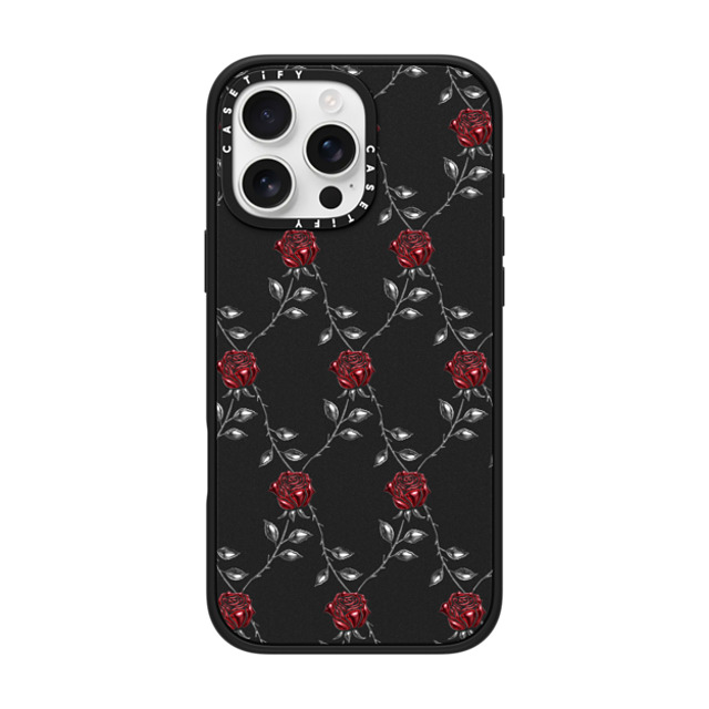CASETiFY iPhone 16 Pro Max Case Matte Black Impact Case MagSafe Compatible Metallic Rose casetify_artist Back to School CASETiFY iPhone 16 Pro Max Case Matte Black Impact Case MagSafe Compatible Metallic Rose casetify_artist Back to School