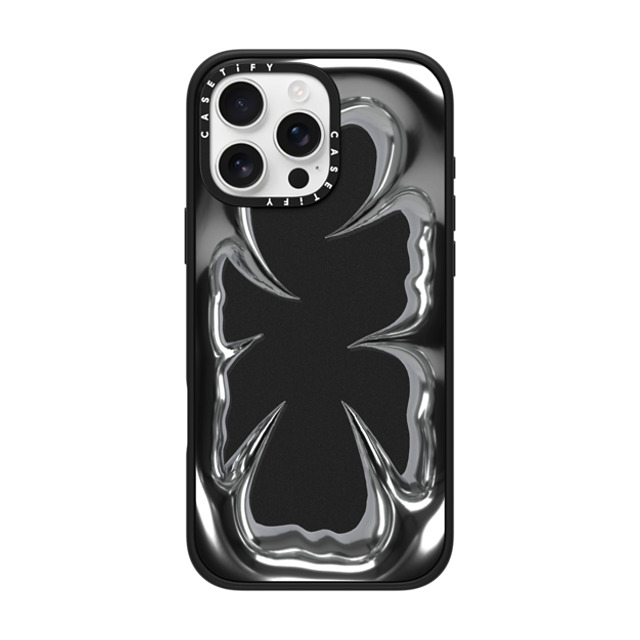 CASETiFY iPhone 16 Pro Max ケース マットブラック インパクトケース MagSafe対応 Metal Crush Frame casetify_artist Back to School CASETiFY iPhone 16 Pro Max ケース マットブラック インパクトケース MagSafe対応 Metal Crush Frame casetify_artist Back to School