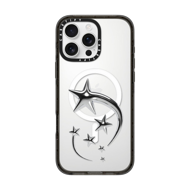 CASETiFY iPhone 16 Pro Max Case Black Impact Case MagSafe Compatible Metallic Star casetify_artist Back to School CASETiFY iPhone 16 Pro Max Case Black Impact Case MagSafe Compatible Metallic Star casetify_artist Back to School