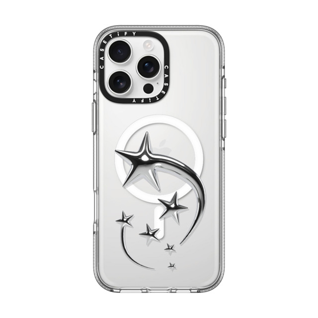 CASETiFY iPhone 16 Pro Max Case クリア クリア ケース MagSafe対応 Metallic Star casetify_artist Back to School CASETiFY iPhone 16 Pro Max Case クリア クリア ケース MagSafe対応 Metallic Star casetify_artist Back to School