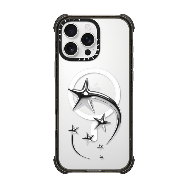 CASETiFY iPhone 16 Pro Max Case Black ウルトラ インパクトケース MagSafe 対応 Metallic Star casetify_artist Back to School CASETiFY iPhone 16 Pro Max Case Black ウルトラ インパクトケース MagSafe 対応 Metallic Star casetify_artist Back to School