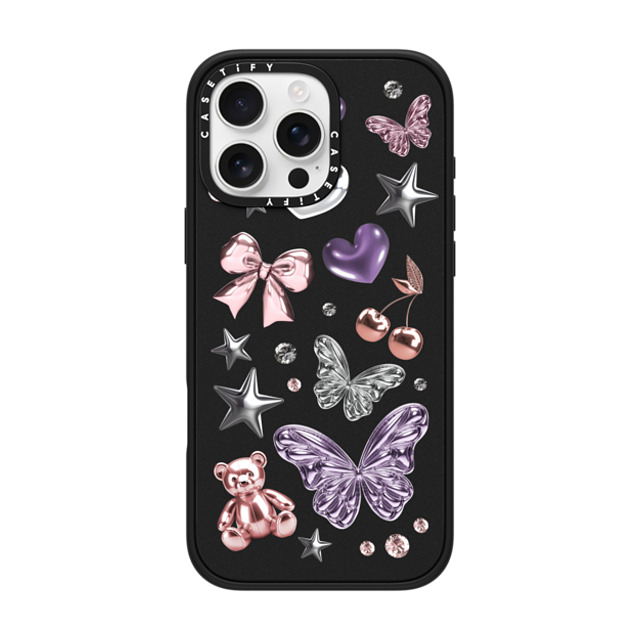 CASETiFY iPhone 16 Pro Max Case Matte Black Impact Case MagSafe Compatible Metallic Dream casetify_artist Back to School CASETiFY iPhone 16 Pro Max Case Matte Black Impact Case MagSafe Compatible Metallic Dream casetify_artist Back to School
