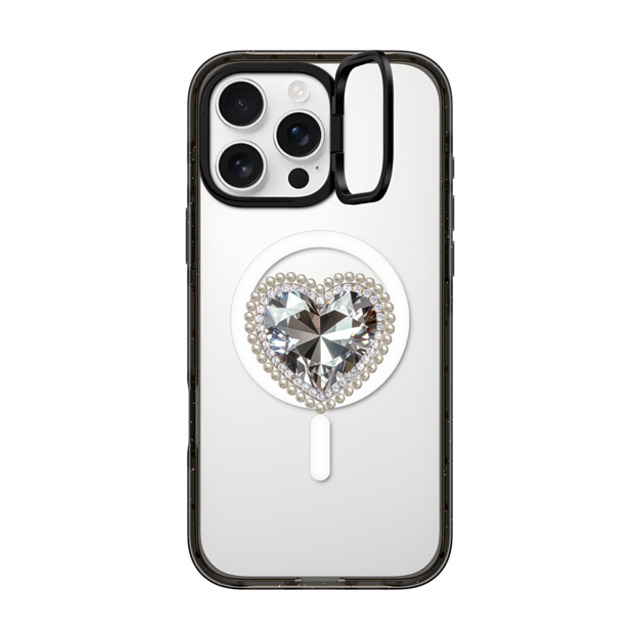 CASETiFY iPhone 16 Pro Max Case Black インパクトリングスタンドケース MagSafe対応 Jewel Heart casetify_artist Back to School CASETiFY iPhone 16 Pro Max Case Black インパクトリングスタンドケース MagSafe対応 Jewel Heart casetify_artist Back to School