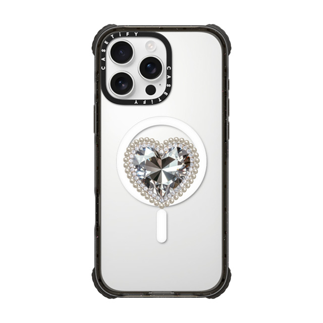 CASETiFY iPhone 16 Pro Max Case Black ウルトラ インパクトケース MagSafe 対応 Jewel Heart casetify_artist Back to School CASETiFY iPhone 16 Pro Max Case Black ウルトラ インパクトケース MagSafe 対応 Jewel Heart casetify_artist Back to School