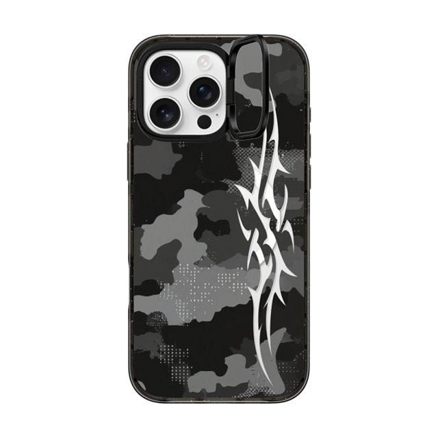 CASETiFY iPhone 16 Pro Max ケース ブラック インパクトリングスタンドケース MagSafe対応 Camo Crush casetify_artist Back to School CASETiFY iPhone 16 Pro Max ケース ブラック インパクトリングスタンドケース MagSafe対応 Camo Crush casetify_artist Back to School