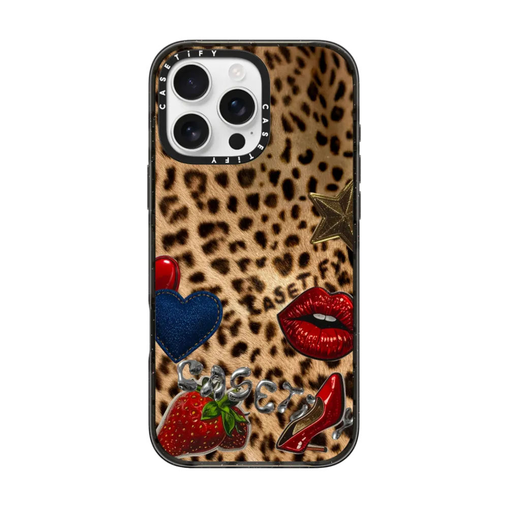 Impact iPhone 16 Pro Max Case MagSafe Compatible - Patched Cheetah