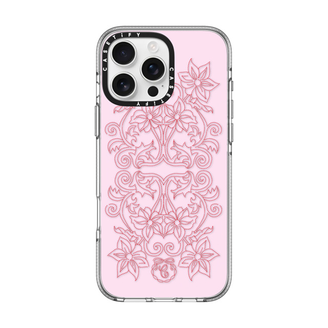 CASETiFY iPhone 16 Pro Max ケース クリア クリア ケース MagSafe対応 Floral,Pattern Floral,Pattern Luxe Garden - Pink Back to School CASETiFY iPhone 16 Pro Max ケース クリア クリア ケース MagSafe対応 Floral,Pattern Floral,Pattern Luxe Garden - Pink Back to School