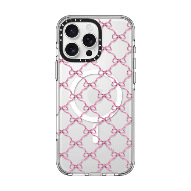 CASETiFY iPhone 16 Pro Max ケース クリア クリア ケース MagSafe対応 Ribbon,Bowcore Bowcore,Coquette,Ribbon Entwined in Ribbon Back to School CASETiFY iPhone 16 Pro Max ケース クリア クリア ケース MagSafe対応 Ribbon,Bowcore Bowcore,Coquette,Ribbon Entwined in Ribbon Back to School