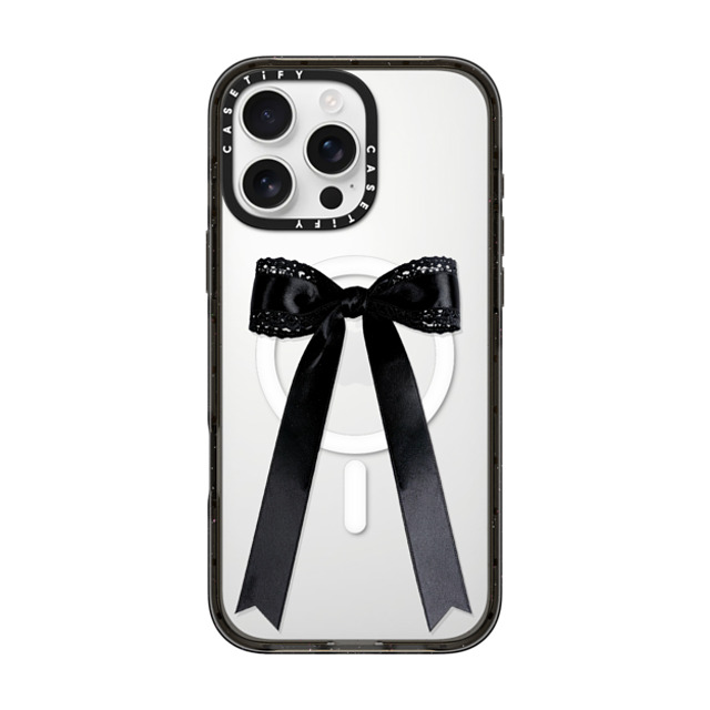 CASETiFY iPhone 16 Pro Max Case ブラック インパクトケース MagSafe対応 Ribbon,Bowcore Bowcore,Ribbon,Coquette Lace Ribbon New iPhone CASETiFY iPhone 16 Pro Max Case ブラック インパクトケース MagSafe対応 Ribbon,Bowcore Bowcore,Ribbon,Coquette Lace Ribbon New iPhone