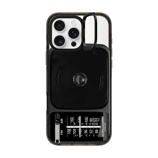 CASETiFY iPhone 16 Pro Max ケース ブラック インパクトリングスタンドケース MagSafe対応 Typography タイポグラフィ CASETiFY Radio Back to School CASETiFY iPhone 16 Pro Max ケース ブラック インパクトリングスタンドケース MagSafe対応 Typography タイポグラフィ CASETiFY Radio Back to School