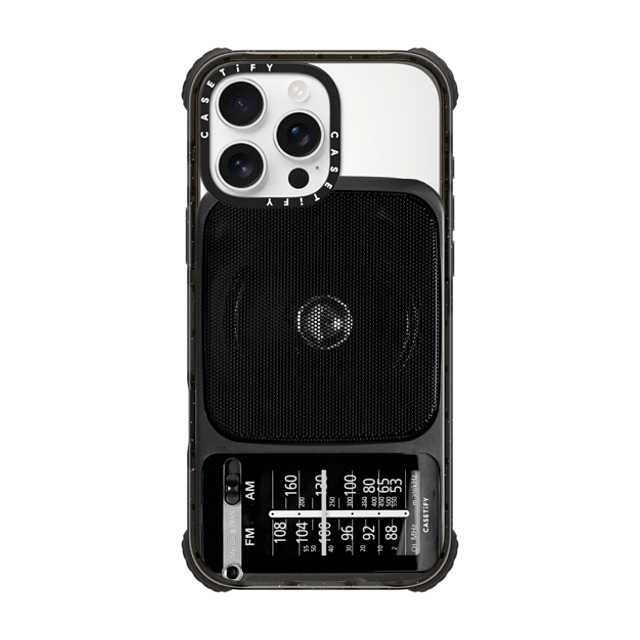 CASETiFY iPhone 16 Pro Max ケース ブラック ウルトラ インパクトケース MagSafe 対応 Typography タイポグラフィ CASETiFY Radio Back to School CASETiFY iPhone 16 Pro Max ケース ブラック ウルトラ インパクトケース MagSafe 対応 Typography タイポグラフィ CASETiFY Radio Back to School