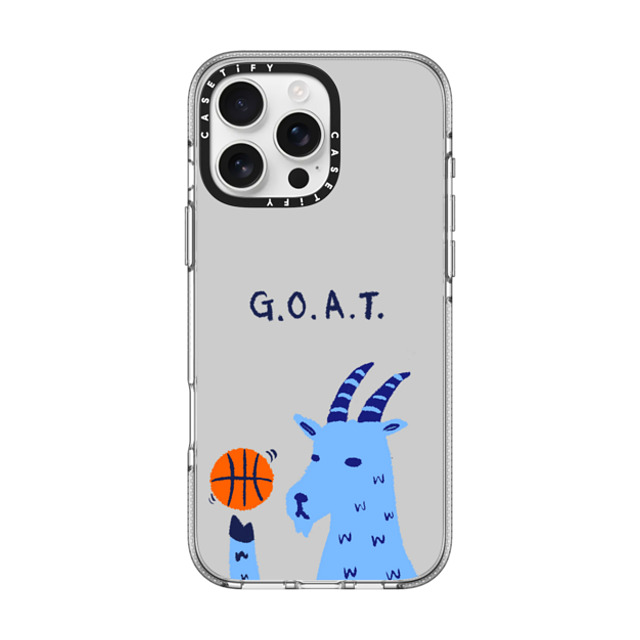 CASETiFY iPhone 16 Pro Max ケース クリア クリア ケース MagSafe対応 Animal Animal G. O.A. T Back to School CASETiFY iPhone 16 Pro Max ケース クリア クリア ケース MagSafe対応 Animal Animal G. O.A. T Back to School