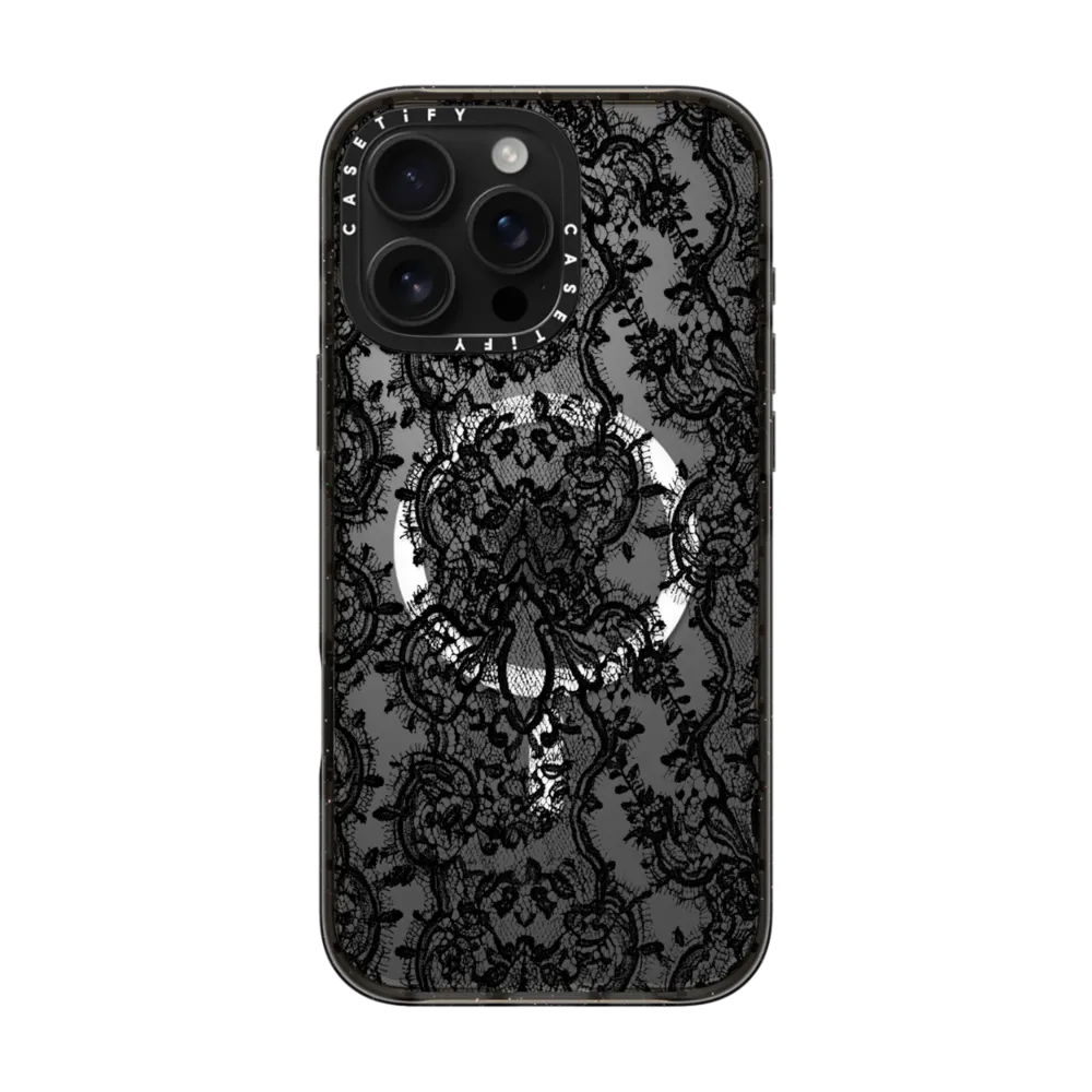 Impact iPhone 16 Pro Max Case MagSafe Compatible - Lace Pattern