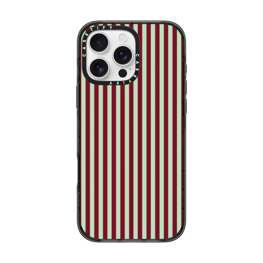 Impact iPhone 16 Pro Max Case MagSafe Compatible - Retro Stripes