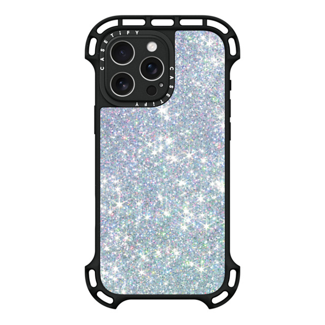 CASETiFY iPhone 16 Pro Max ケース ブラック ウルトラ バウンスケース MagSafe対応 GLITTER DREAM casetify_artist