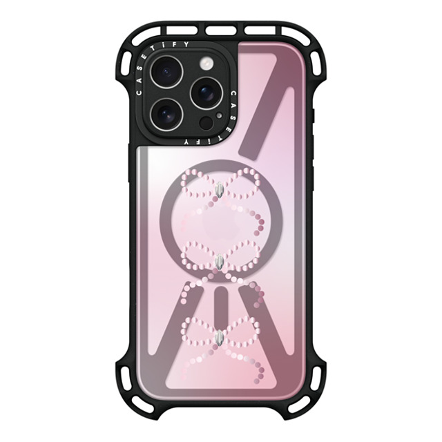 CASETiFY iPhone 16 Pro Max ケース ブラック ウルトラ バウンスケース MagSafe対応 Anne's Diary casetify_artist