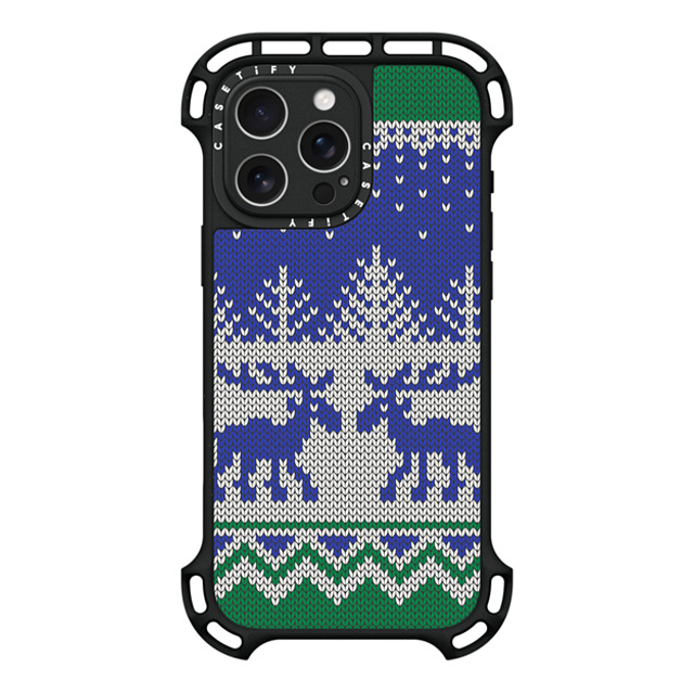 CASETiFY iPhone 16 Pro Max ケース ブラック ウルトラ バウンスケース MagSafe対応 Christ-Moose Sweater casetify_artist