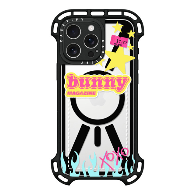 CASETiFY iPhone 16 Pro Max Case Black ウルトラ バウンスケース MagSafe対応 Bunny Magazine casetify_artist CASETiFY iPhone 16 Pro Max Case Black ウルトラ バウンスケース MagSafe対応 Bunny Magazine casetify_artist