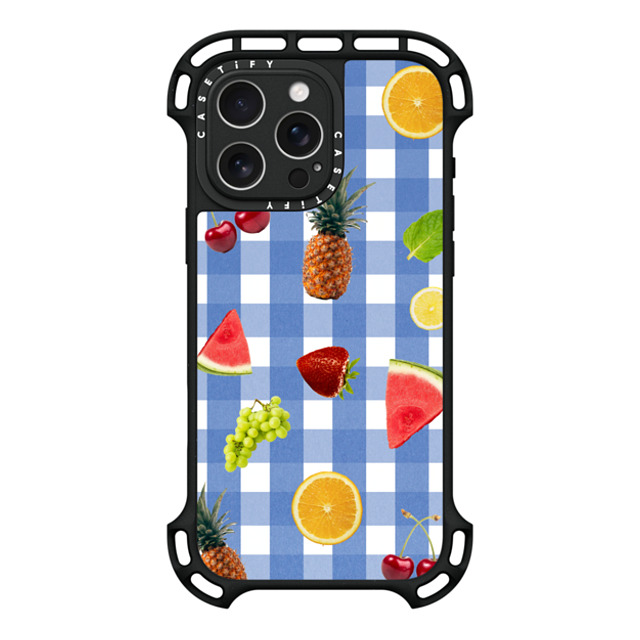 CASETiFY iPhone 16 Pro Max Case Black ウルトラ バウンスケース MagSafe対応 Fruit Medley casetify_artist CASETiFY iPhone 16 Pro Max Case Black ウルトラ バウンスケース MagSafe対応 Fruit Medley casetify_artist
