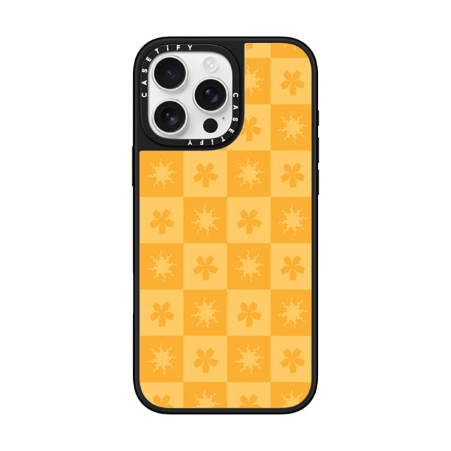 CASETiFY iPhone 16 Pro Max Case Silver on Black ミラーケース MagSafe対応 Sun or Flower casetify_artist CASETiFY iPhone 16 Pro Max Case Silver on Black ミラーケース MagSafe対応 Sun or Flower casetify_artist