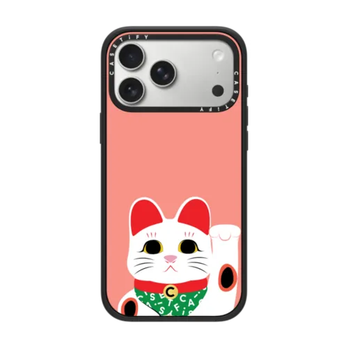 iPhone 17 Pro Max - Waving Lucky Cat - Rosé All Day