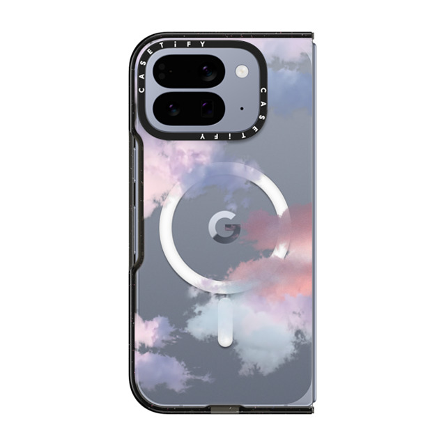 CASETiFY Pixel 10 Pro Fold Case Black Impact Magnetic Case Cloud,nature Cloud,Cloud,nature Clouds