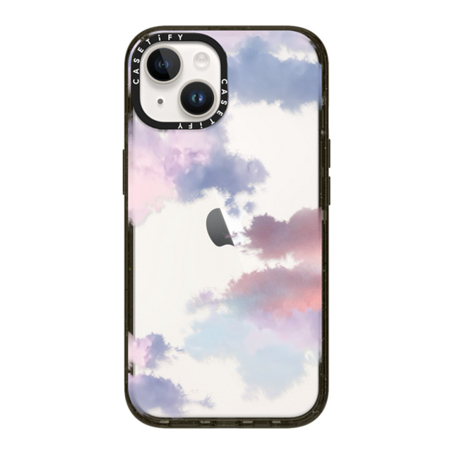 CASETiFY iPhone 14 ケース ブラック インパクトケース Cloud,nature Clouds