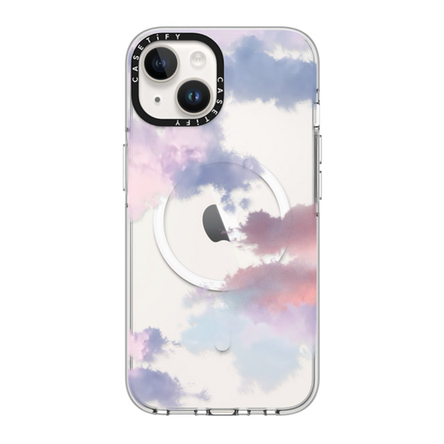 CASETiFY iPhone 14 ケース クリア クリア ケース MagSafe対応 Cloud,nature Clouds