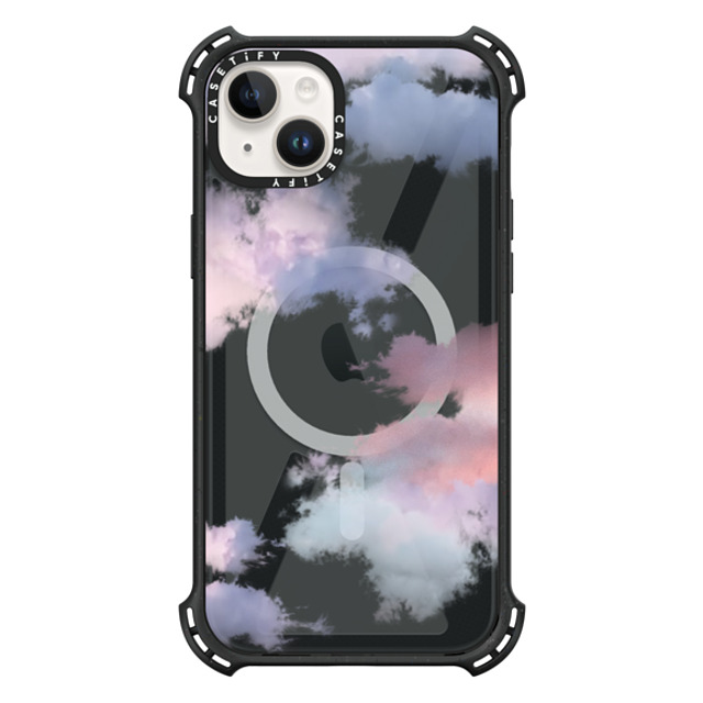 CASETiFY iPhone 14 Plus ケース Triple Black バウンスケース Cloud,nature Clouds