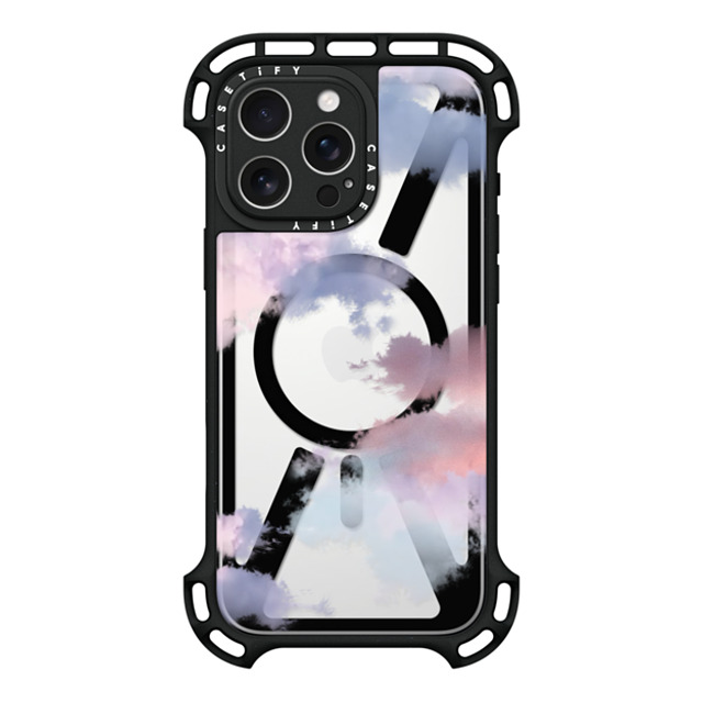 CASETiFY iPhone 16 Pro Max ケース ブラック ウルトラ バウンスケース MagSafe対応 Cloud,nature Clouds