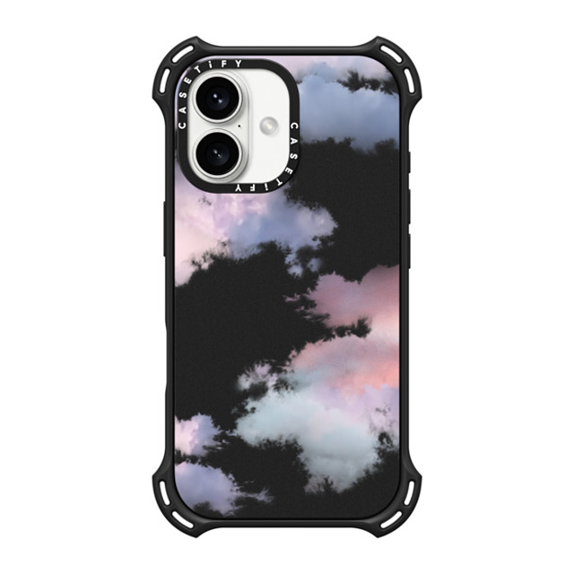 CASETiFY iPhone 16 Case Matte Black バウンスケース Cloud,Cloud,nature Clouds CASETiFY iPhone 16 Case Matte Black バウンスケース Cloud,Cloud,nature Clouds