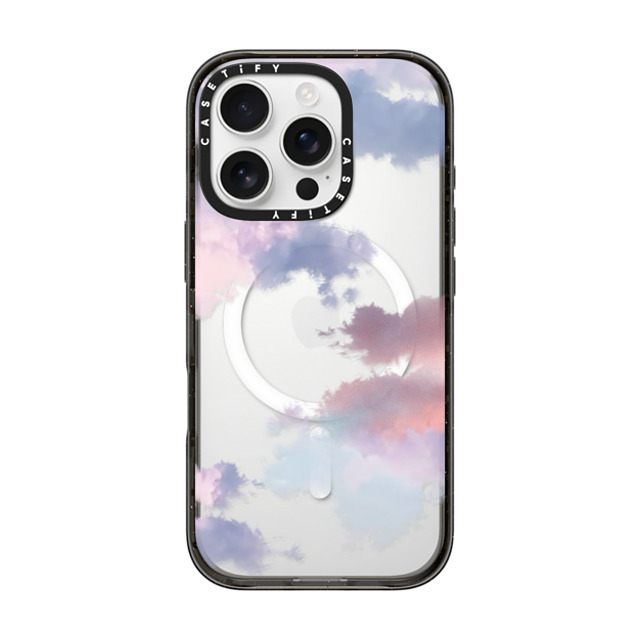 CASETiFY iPhone 16 Pro ケース ブラック インパクトケース MagSafe対応 Cloud,nature Clouds