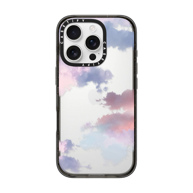 CASETiFY iPhone 16 Pro ケース ブラック インパクトケース Cloud,Cloud,nature Clouds