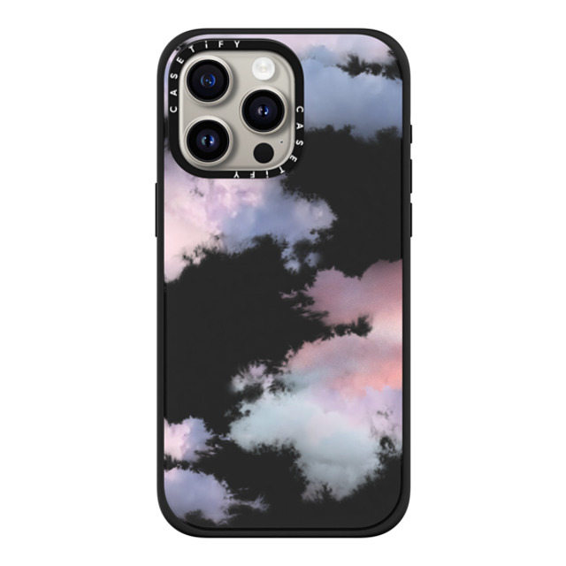 CASETiFY iPhone 15 Pro Max ケース マットブラック インパクトケース MagSafe対応 Cloud,nature Clouds