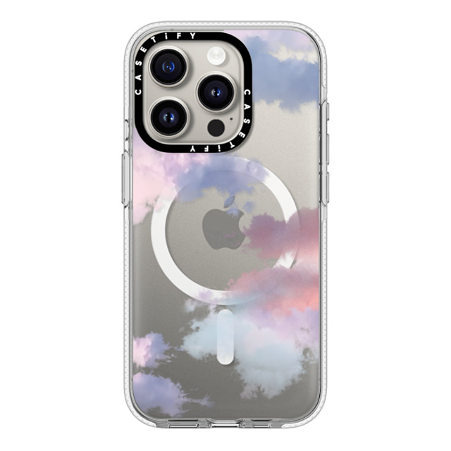 CASETiFY iPhone 15 Pro ケース クリア クリア ケース MagSafe対応 Cloud,nature Clouds